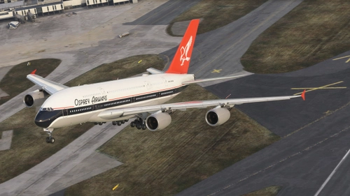 Flybywire A380-842 | Osprey Airways Heritage