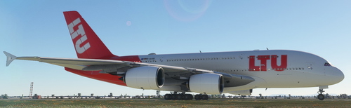 FlyByWire A380 LTU New Livery Fiction
