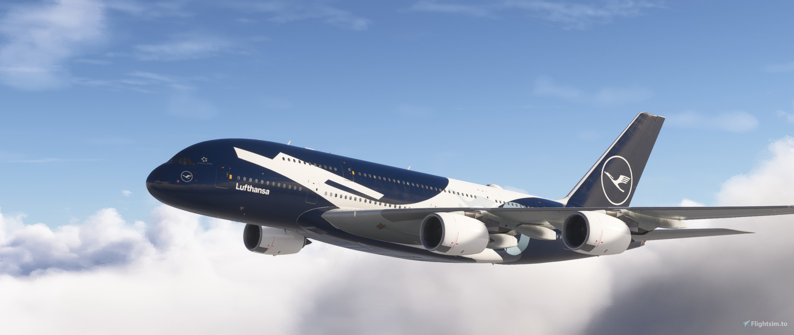 FlyByWire A380 - Lufthansa 100 Year Anniversary (4K) のために