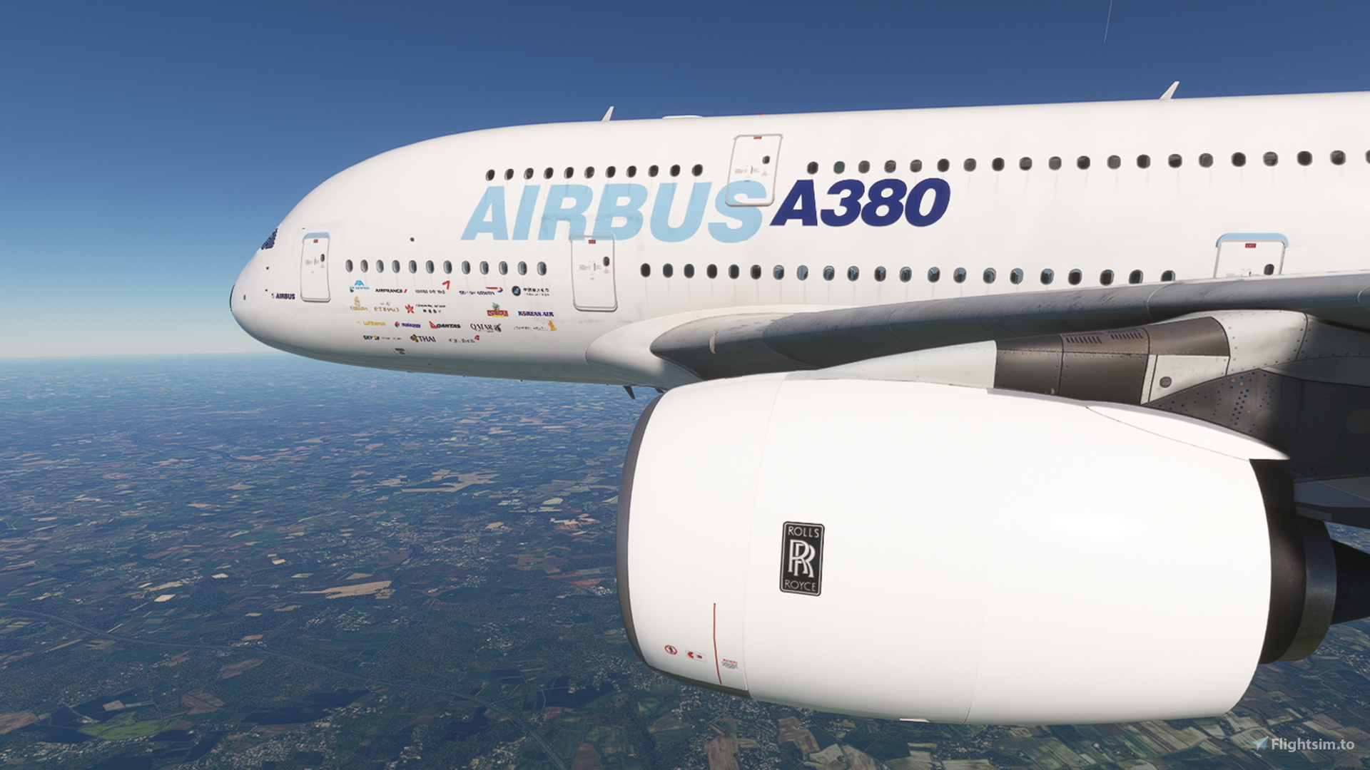 FlyByWire A380X Airbus Industries House Pack (F-WWOW) [4K] [8K] の