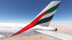 FlyByWire A380X Emirates complete regular Fleet [4K] [8K] thumbnail 2