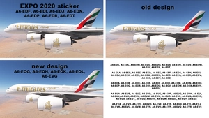 FlyByWire A380X Emirates complete regular Fleet [4K] [8K] thumbnail 6