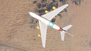 FlyByWire A380X Emirates -The Emirates Foundation A6-EEP [4K][8K] thumbnail 3