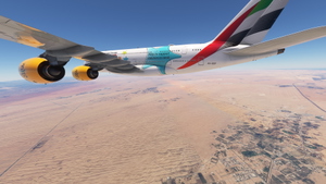 FlyByWire A380X Emirates -The Emirates Foundation A6-EEP [4K][8K] thumbnail 5