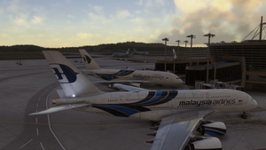 FlyByWire A380X Malaysia Airline 9M-MNA 2K 4K 8K thumbnail 2