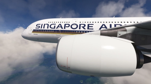 FlyByWire A380X Singapore Airlines complete regular Fleet [4K] [8K]