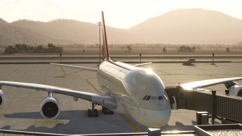 FlyByWire A380X | TC-AGX | AtlasGlobal 25th Year | Retro | Cabin | 8K 