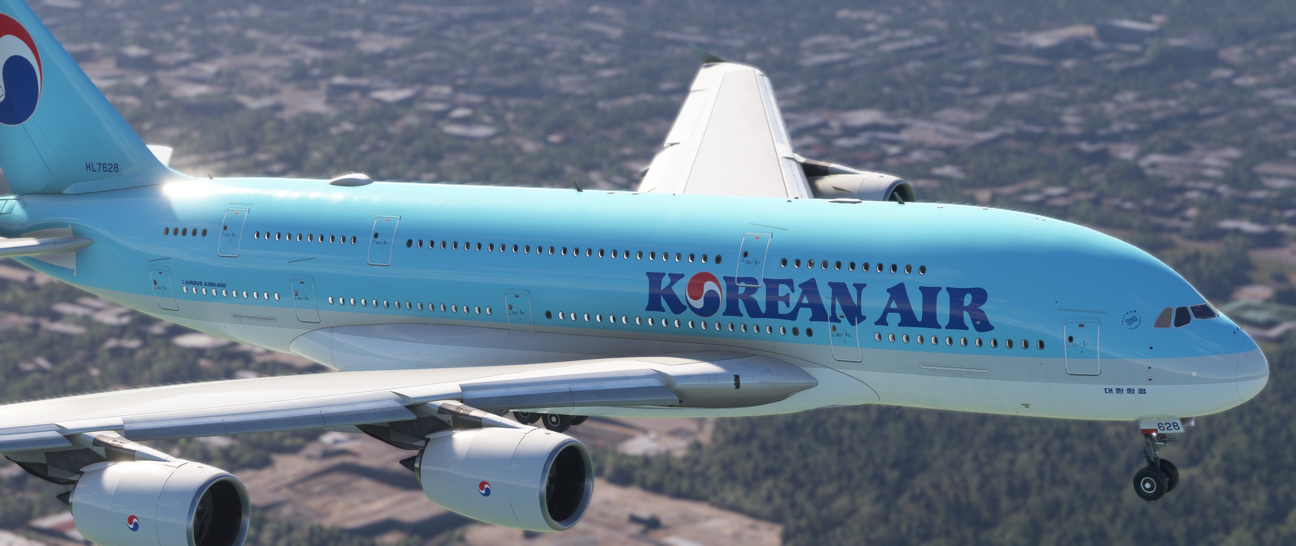 FlyByWire Airbus A380 Korean Air [with CABIN] - Aircraft Liveries