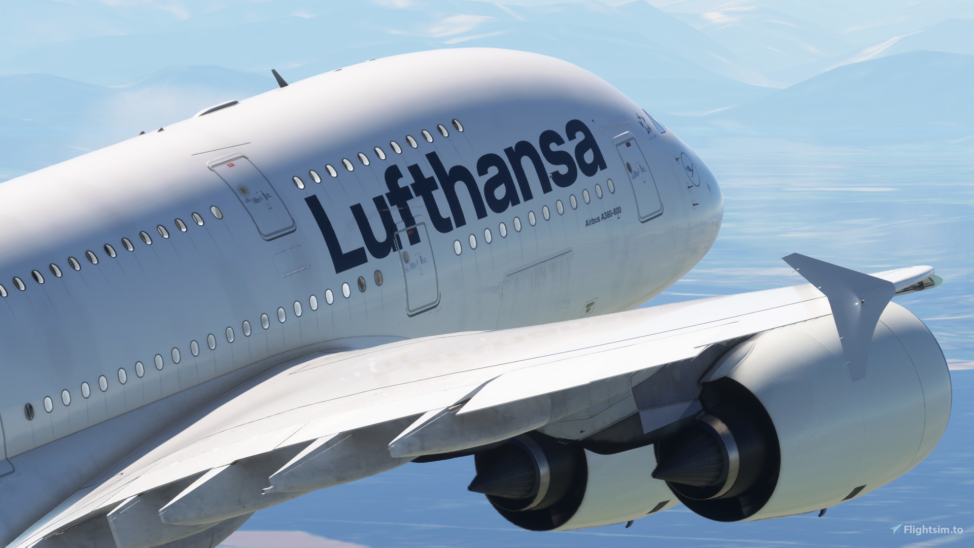 FlyByWire Airbus A380 Lufthansa New Livery Pack | 8K for