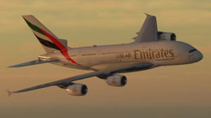 FlyByWire Emirates A380X ( A6-EVA )  thumbnail 1