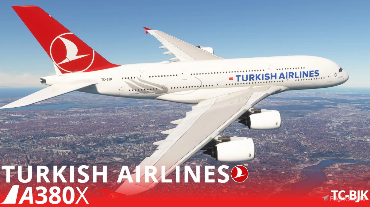 FlyByWire (FBW) A380X | Turkish Airlines (TC-BJK) "İstanbul" - Image 1