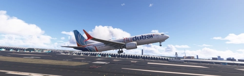 Flydubai A6-FPD | iFly 737 Max 8 | w/Cabin