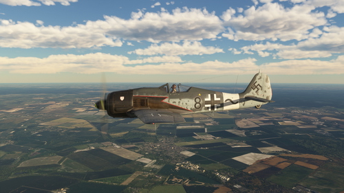 FlyingIron FW- 190 A8 "Black 8", flown by Unteroffizier Willi Maximowitz, IV./JG 3, 11.Staffel