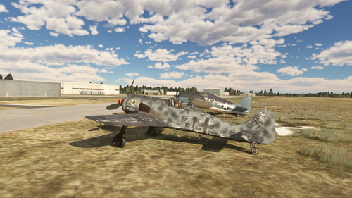 FlyingIron FW- 190 Stab JG300 Black 1 Geschwaderkommodore Hajo Herrmann "Wore Torn"