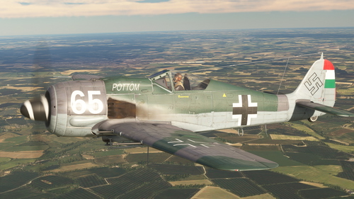 FlyingIron FW- 190 White 65 Pöttöm