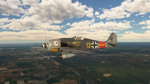 FlyingIron FW- 190 Yellow 12 6.JG300