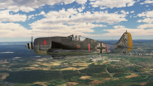 FlyingIron FW-190 XII./JG 54 Red 1 "War Torn"