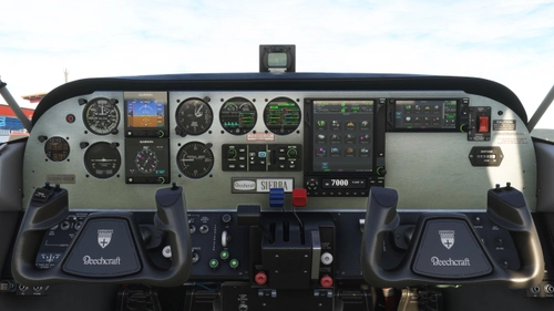 FlySimWare Beechcraft Sierra C24R - Black Yokes