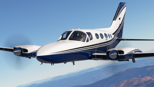 Flysimware Cessna 414AW - N100CX with Custom Interior