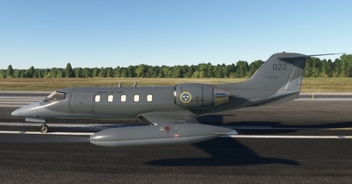 Flysimware Learjet 35A Swedish Air Force S102B 022