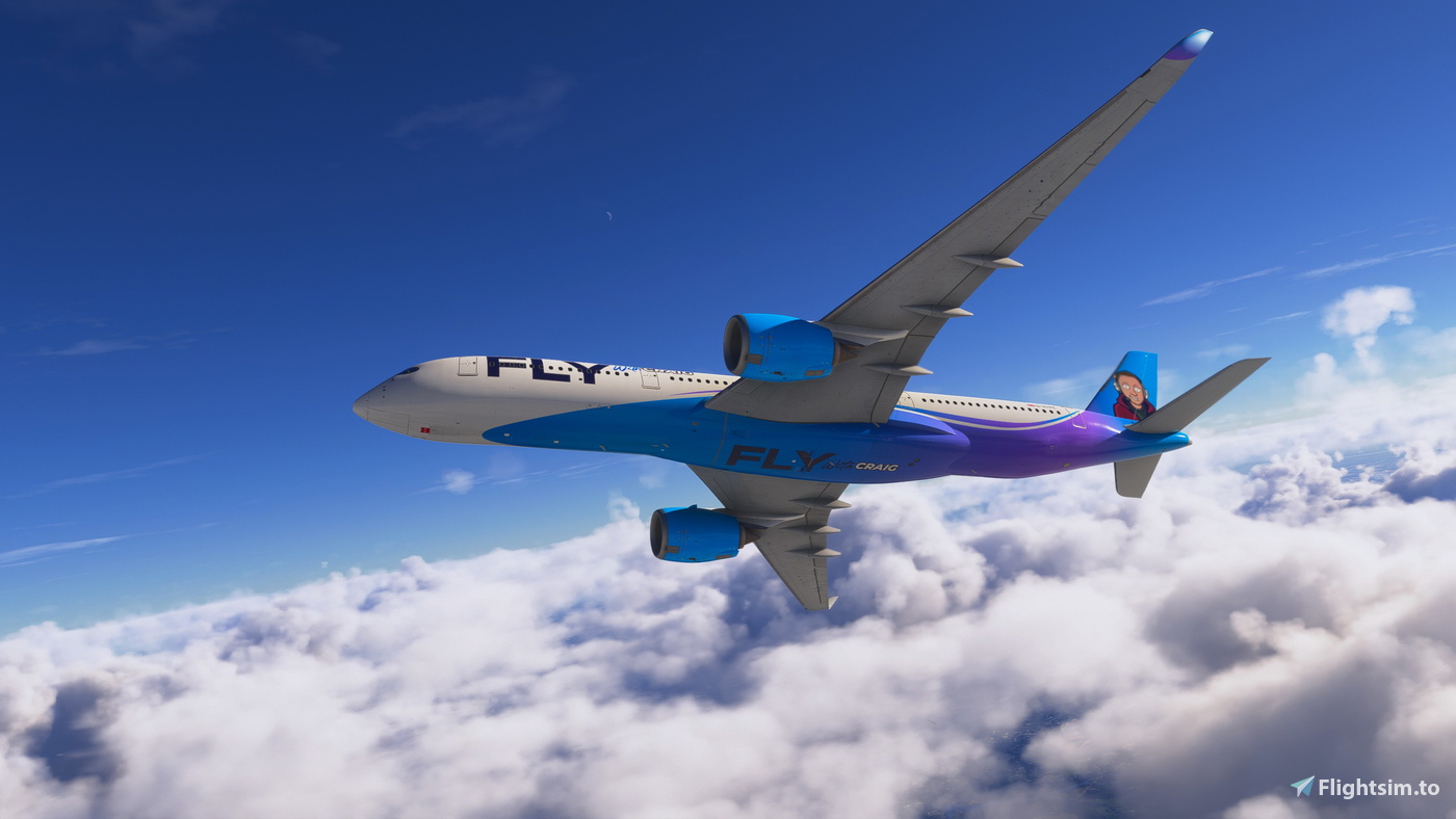FlyWithCraig Virtual G-HYPE | iniBuilds A350-900 | Fictional Airline 对于 ...