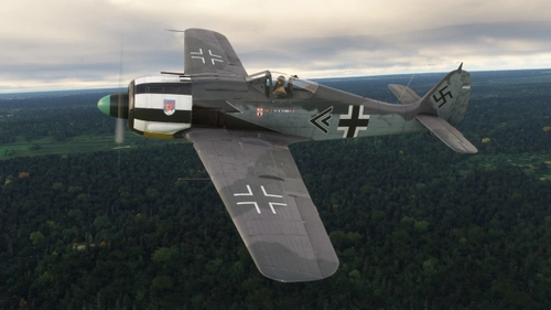 Focke Wulf Fw 190A-4   "Schwarzer Doppelwinkel"  Stab I./JG 1