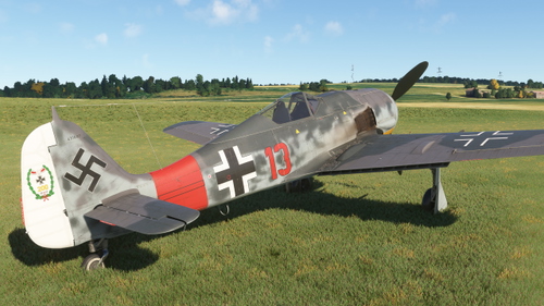 Focke Wulf Fw 190A-7  W.Nr. 431007   "Rote 13"   II./JG 1
