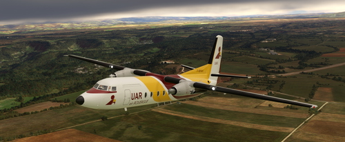 Fokker 27 Air Rouergue (UAR) F-BYAH