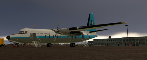 Fokker 27 Air Rouergue (UAR/Air Inter) F-BYAC