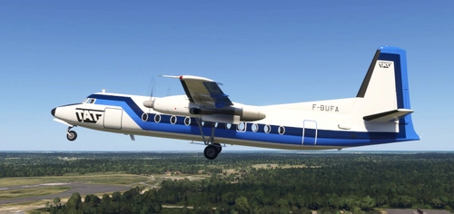 Fokker 27 TAT  pack Three colors F-BUFA, F-BUTA, F-BVTO.