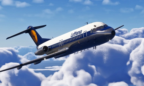 Fokker  28 - Lufthansa