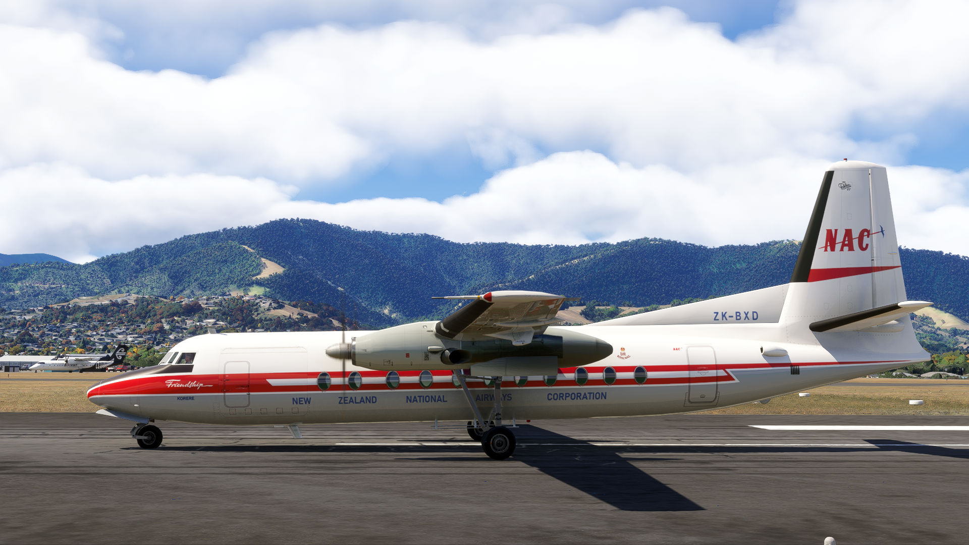 Fokker F27 - National Airways Corp ( ZK-BXD) 