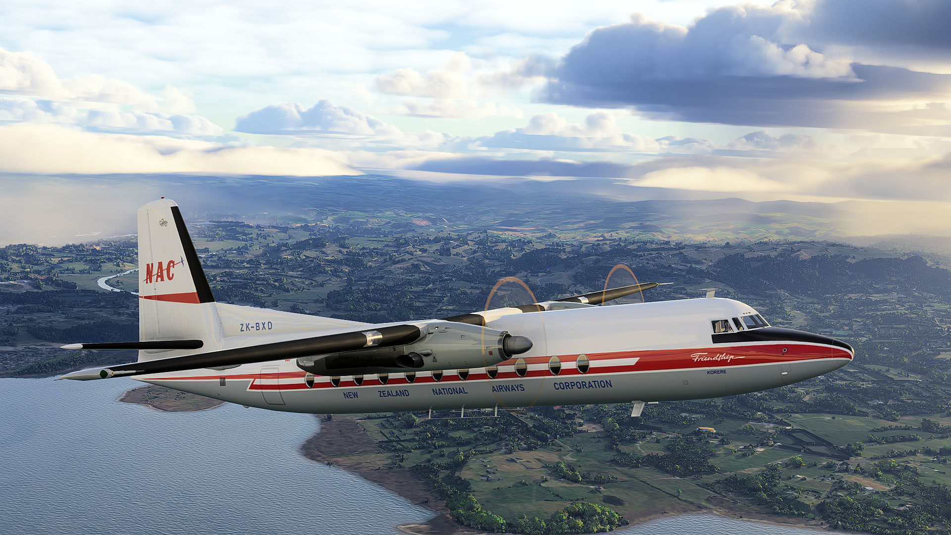 Fokker F27 - National Airways Corp ( ZK-BXD) 