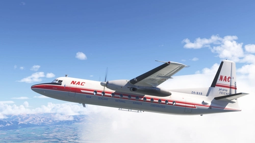 Fokker F27 - National Airways Corp (N.A.C)  1960's New Zealand (ZK-BXB)