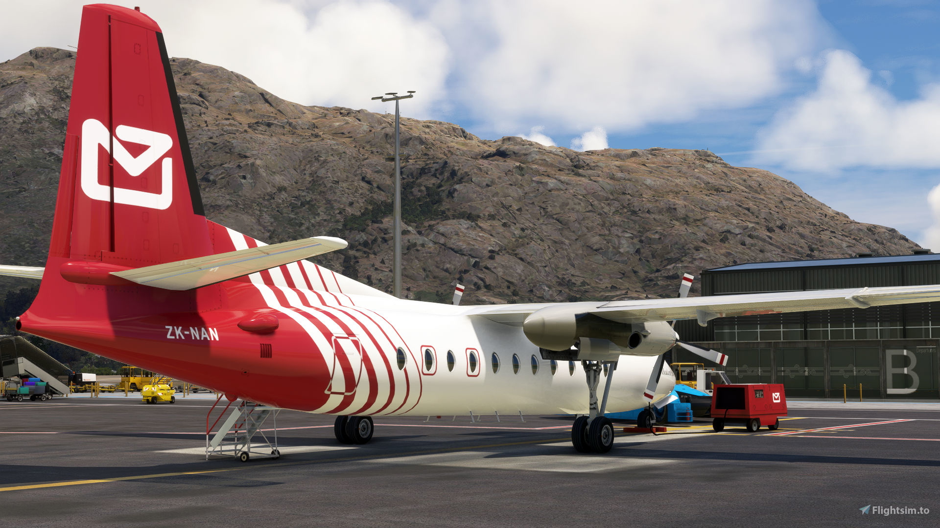 Fokker F27-500 (ZK-NAN) New Zealand Post - 1990's (includes bonus