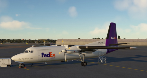 Fokker F27 FedEx 