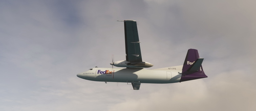 Fokker F27 FedEx N717FE