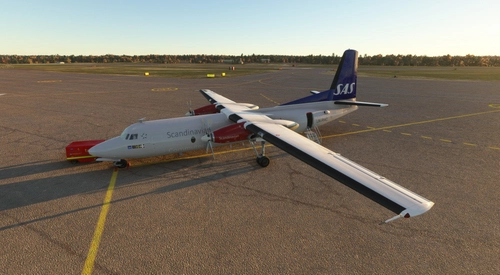 Fokker F27 SAS Scandinavian Airlines System