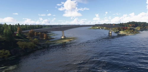 Fosnstraum Bridge in Austrheim