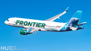 Frontier Airlines Livery Pack w/ Cabin | Fenix A320 CFM SL | 8K & 4K thumbnail 2