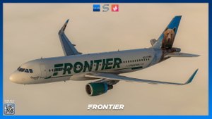 Frontier Airlines N227FR 'Grizwald the Bear' | Fenix A320 CFM SL | 8K & 4K thumbnail 4