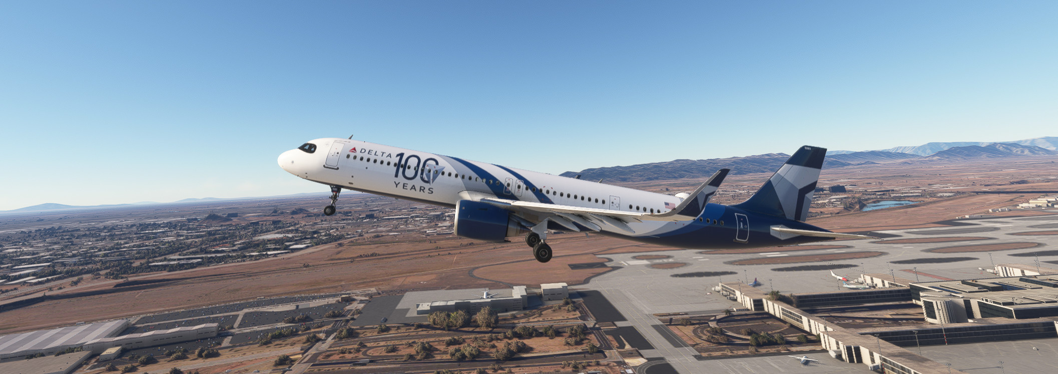 FS Labs Airbus A321neo | Delta Airlines (100 Years livery) N589DT | 8K | Requested - Image 1
