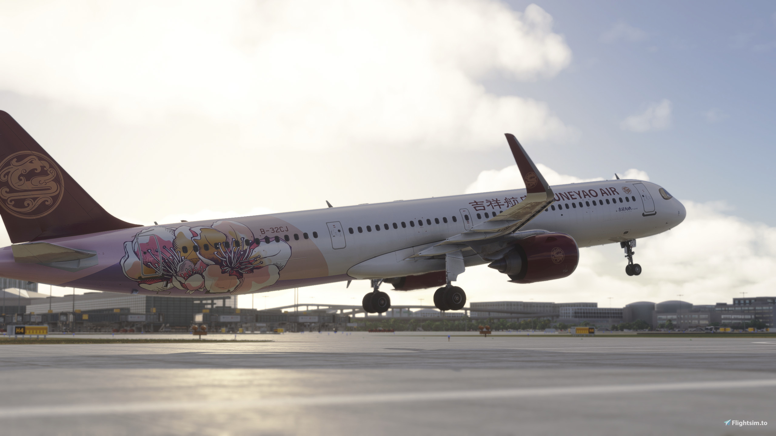 V2 [FSL A321 NEO] Juneyao Airlines B-32CJ PW A321-271NX 吉祥大地