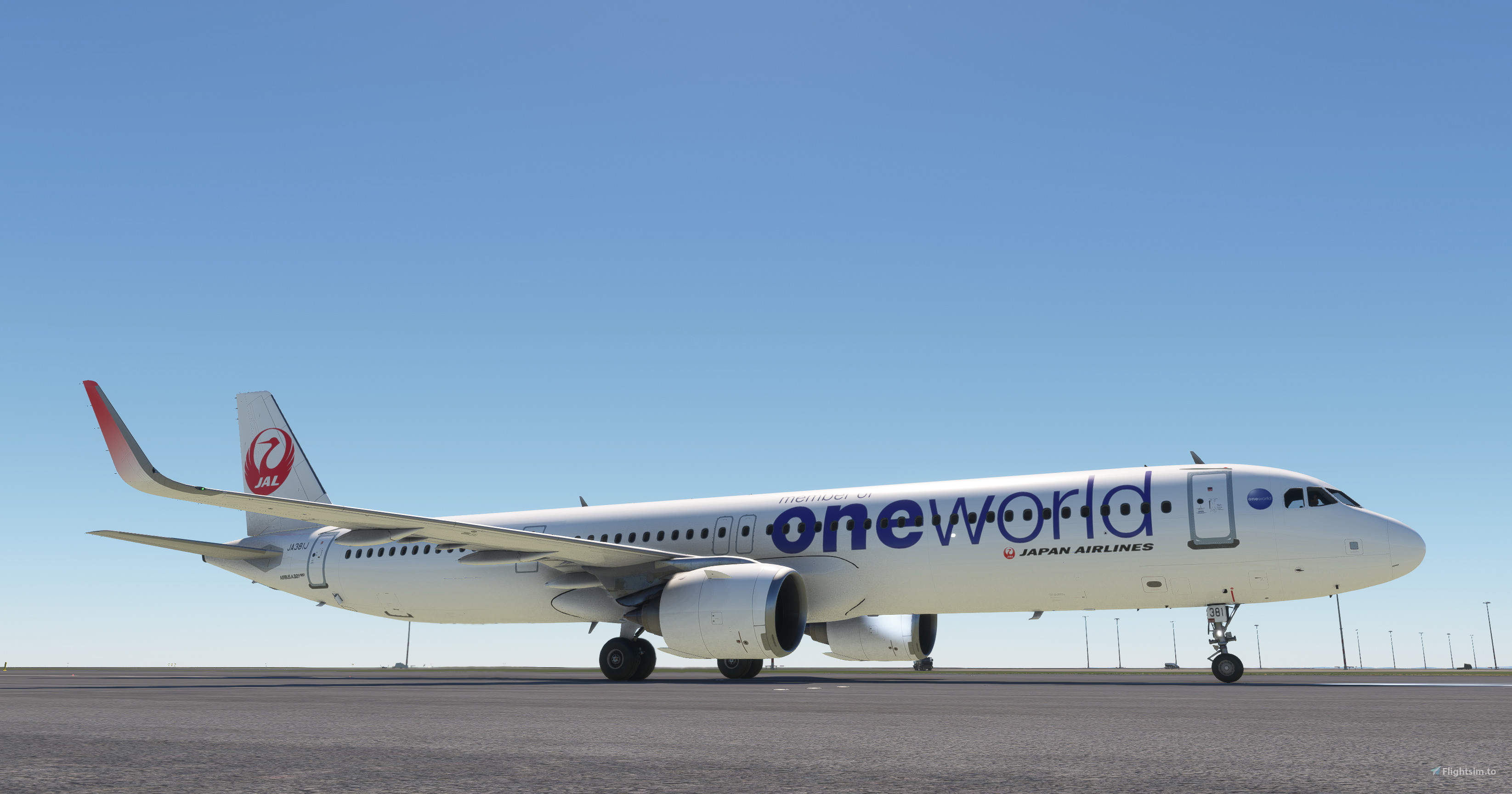 iniBuilds A350-900 JAL oneworld livery(JA15XJ) for Microsoft