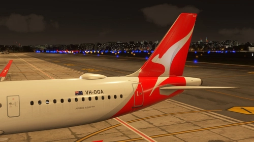 FSLabs A21N QANTAS (VH-OGA)