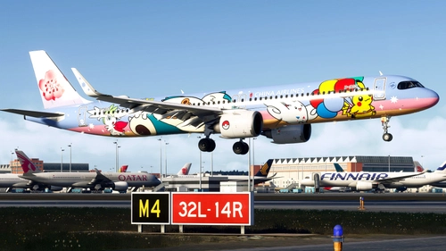 FSLabs A321-251NX China Airlines “Pikachu Jet” Special Livery (PW Engine)
