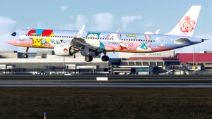 FSLabs A321-251NX China Airlines “Pikachu Jet” Special Livery (PW Engine) thumbnail 2