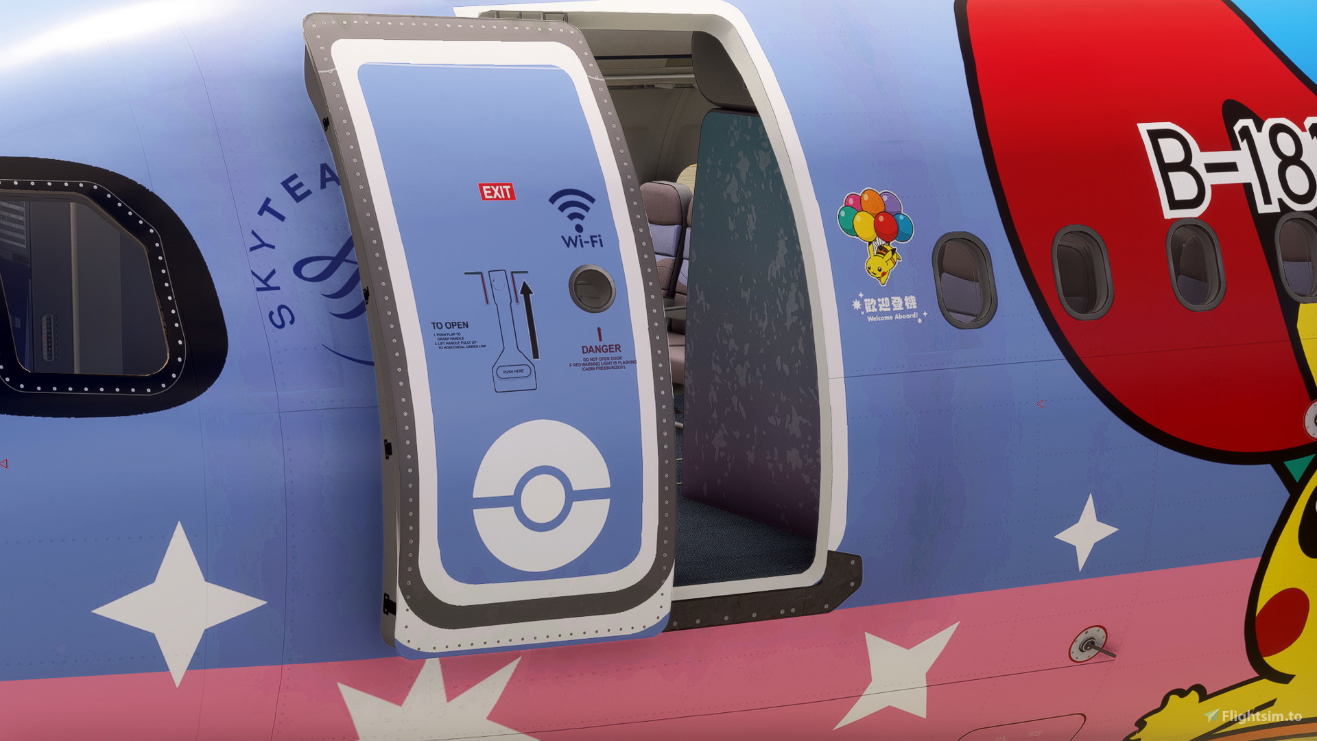 FSLabs A321-251NX China Airlines “Pikachu Jet” Special Livery (PW