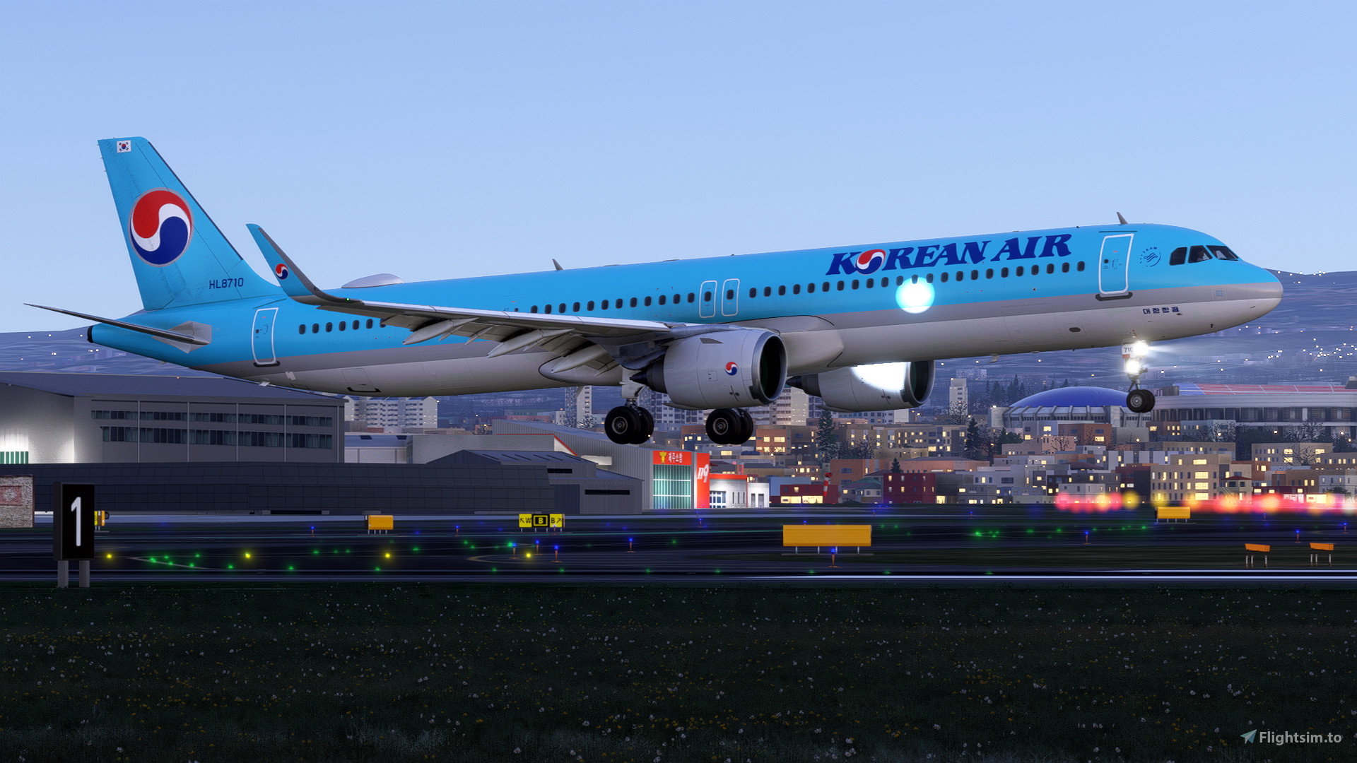 FSLabs A321-251NX Korean Air Livery Pack (PW Engine) - Aircraft