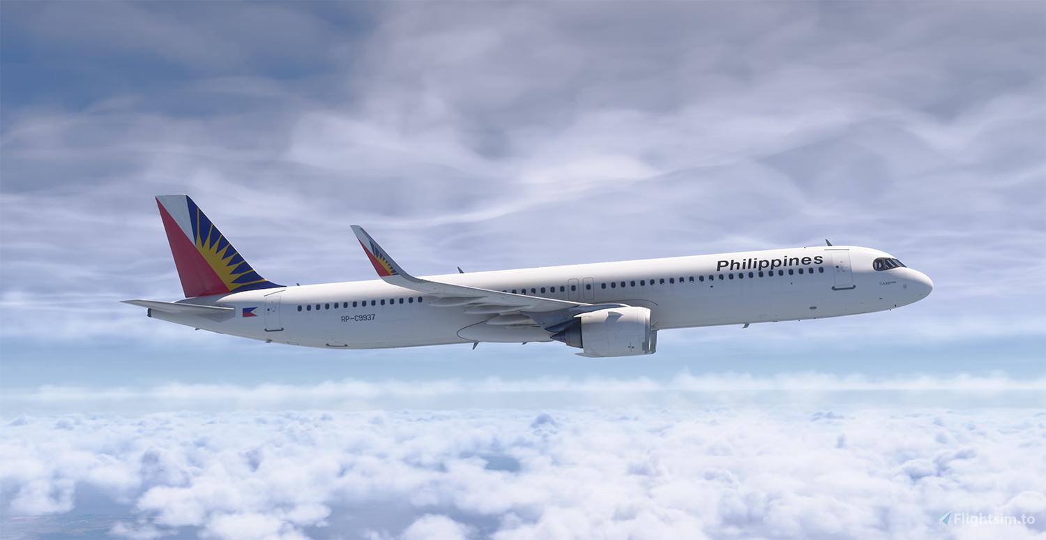 Phlippin Airline A321neo ゆうちゃん FSLabs A321-253 NX Neo Leap - Philippine Airlines (RP-C9937) for